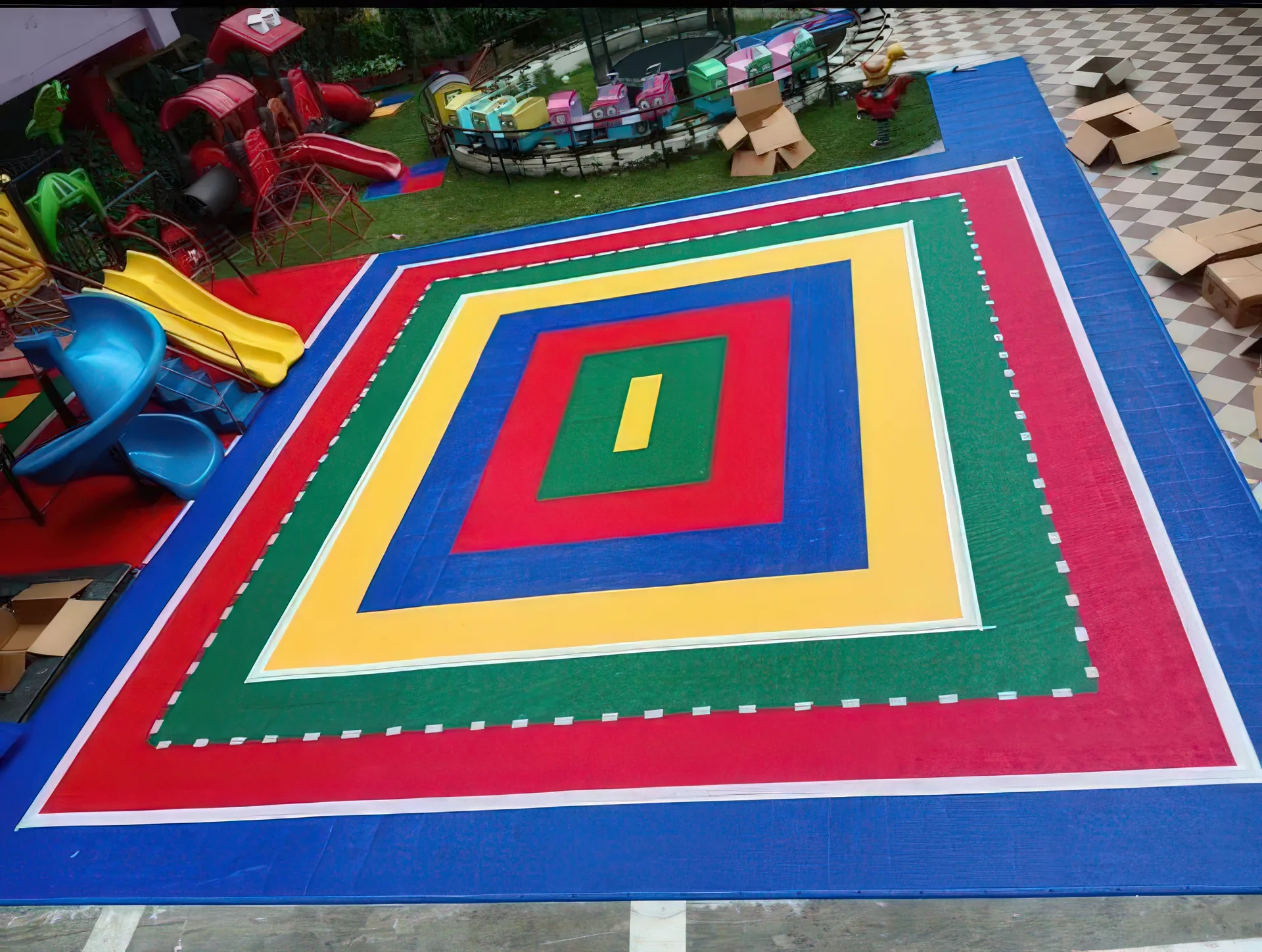 School play arena built by Kumar Sports in Gaya, Bihar