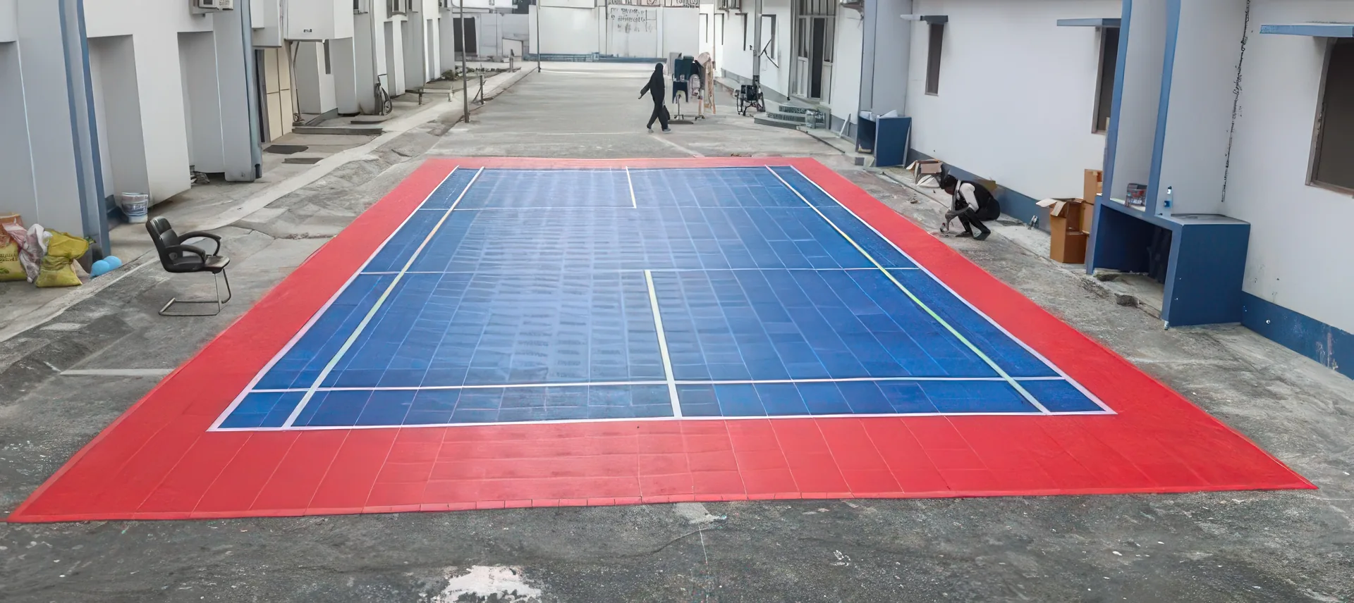 Badminton courts at Kishanganj, Bihar