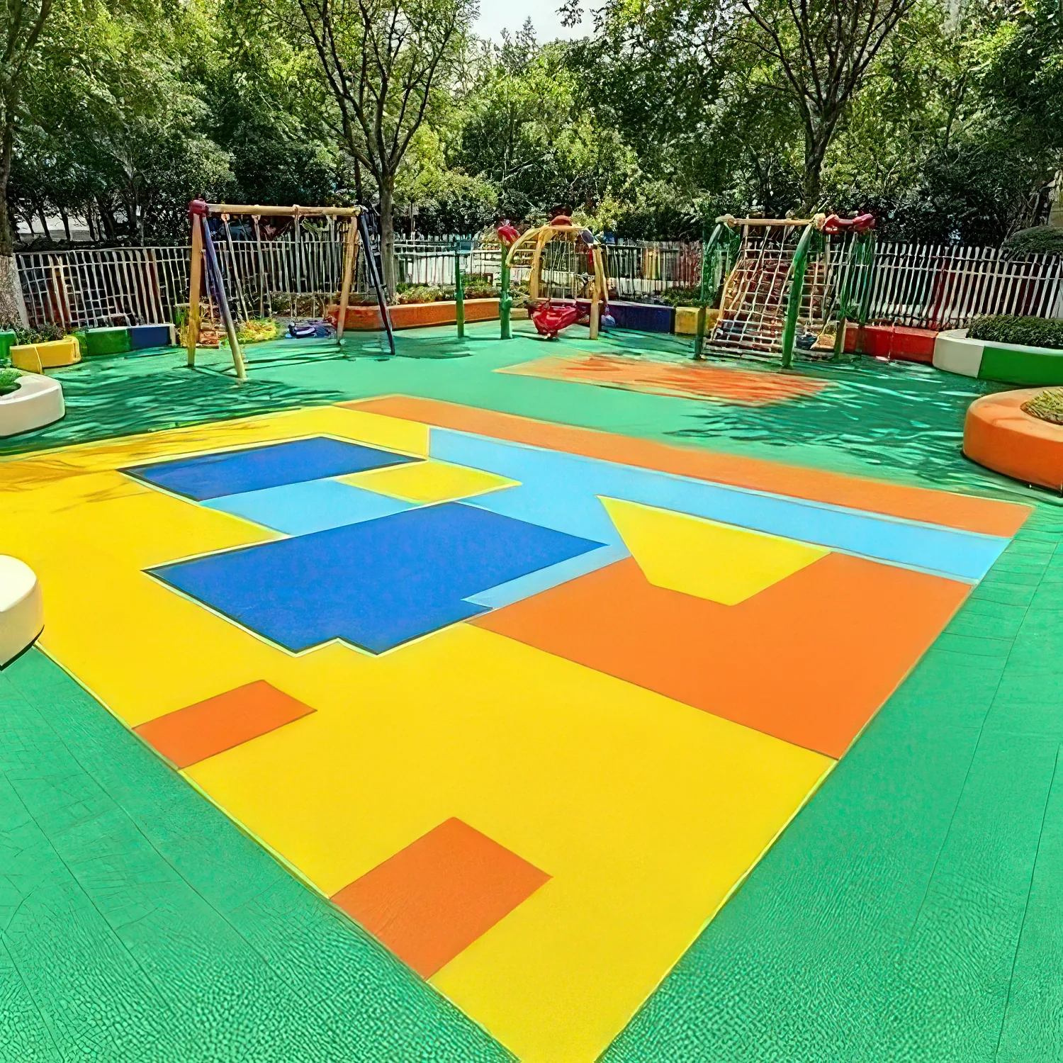 School playground built by Kumar Sports in Varanasi